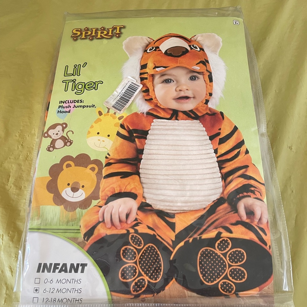 Spirit Lil Tiger Costume size 6-12 months *Like New*